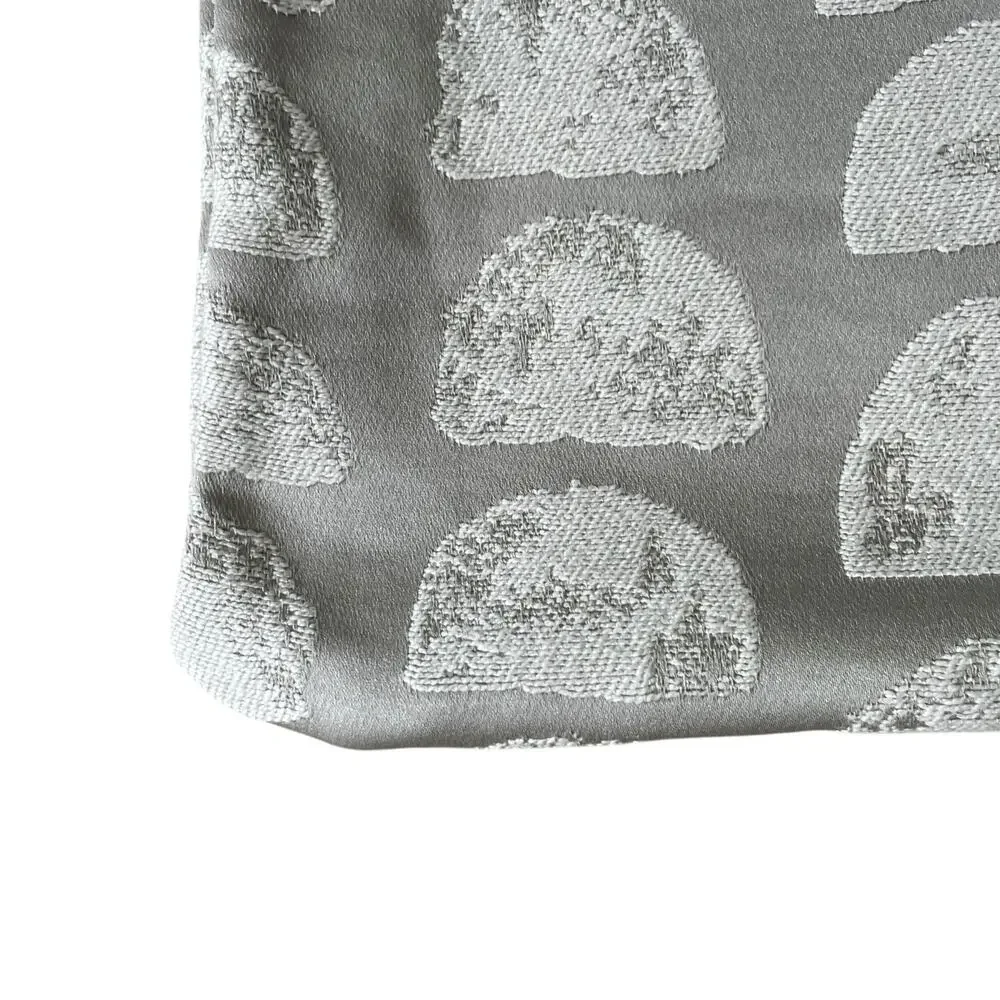 (2) Z Gallerie Naomi Decorative Pillow Covers 22x22 Gray & White $120 New